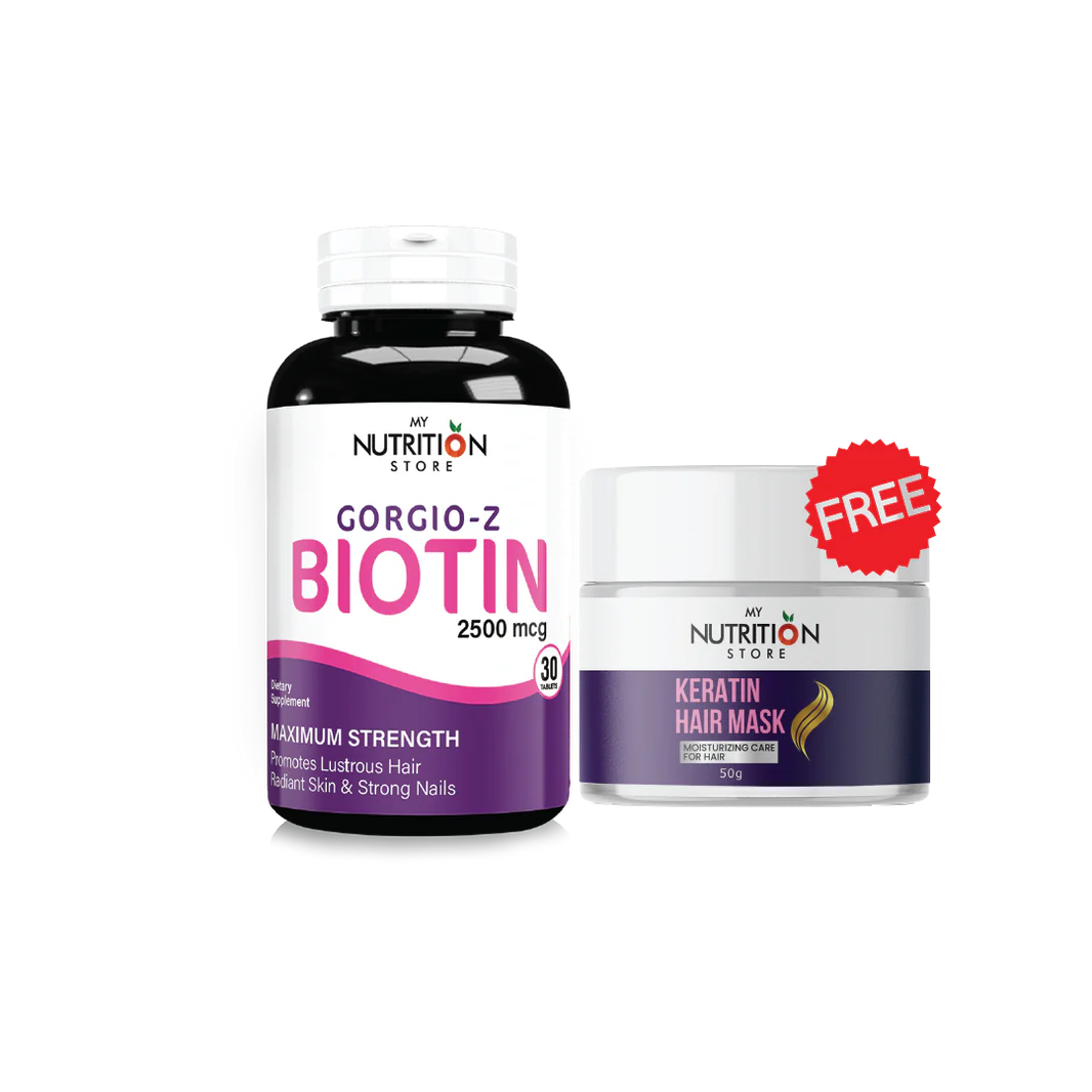 BUY GORGIO-Z BIOTIN & GET KERATIN HAIR MASK FREE